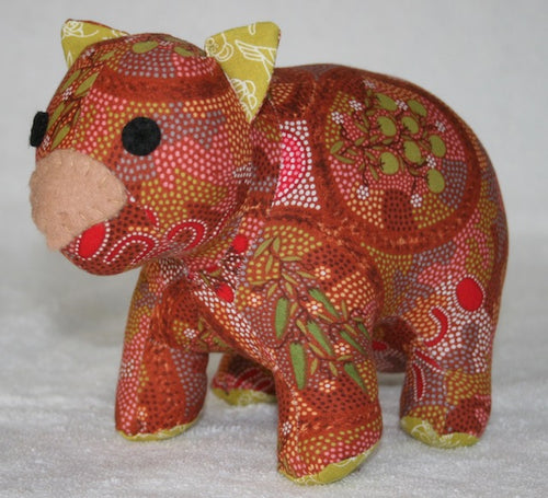 Tucker  Wombat toy Plushy made in Australia Suitable for under 3 yrs