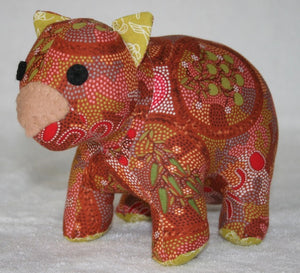 Tucker  Wombat toy Plushy made in Australia Suitable for under 3 yrs