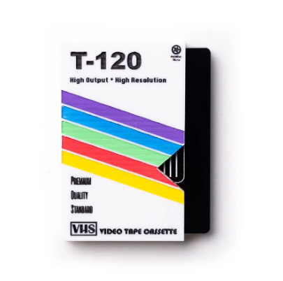 VHS Brooch  By Martini Slippers