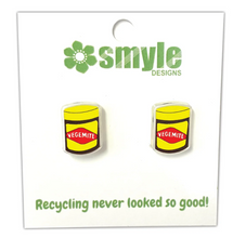 Load image into Gallery viewer, VegemiteJar Studs  Made in Australia from recycled Acrylic, Smyle Designs