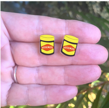 Load image into Gallery viewer, VegemiteJar Studs  Made in Australia from recycled Acrylic, Smyle Designs