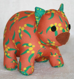 Wattie Wombat toy ready for soft release to loveing home Suitable for under 3 yrs