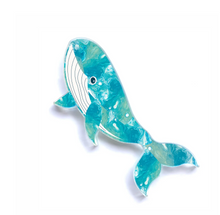Load image into Gallery viewer, Whale Pin Made in Australia from recycled Acrylic, Smyle Designs