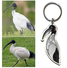 Load image into Gallery viewer, Bin Chicken , White Ibis  Keyring Made in Australia from recycled acrylic, Smyle Designs