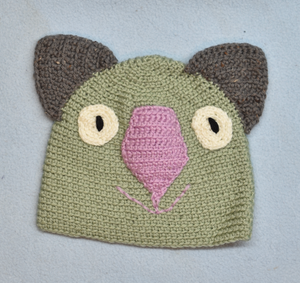 C 1-2. Wombat Beanie, hat  100% Wool Child: 1 - 2   yrs  Yellow sage