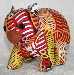 Emma Wombat toy Plushy made in Australia Suitable for under 3 yrs