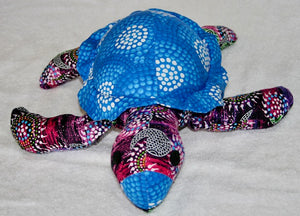Freshl  Sea Turtle Plushy toy : Aboriginal fabric : suitable under 3 yrs