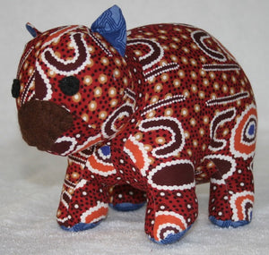 Martin  Wombat toy Plushy made in Australia Suitable for under 3 yrs