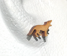 Load image into Gallery viewer, Tasmanian Tiger/ Thylacine  HUON PINE  24 mm studs By Dianna