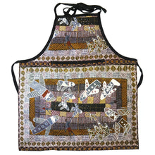 Load image into Gallery viewer, Susan Wanji Wanji  " Dig Print"  Aboriginal Artist : cotton Apron  - Fair trade