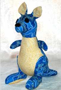 Sapphire Wallaby toy ready for soft release  Suitable for under 3 yrs