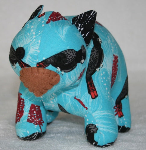 Squark Wombat toy Plushy made in Australia Suitable for under 3 yrs