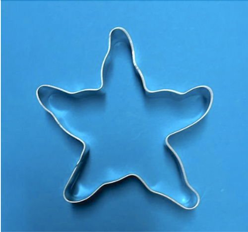 Star Fish Cookie Cutter Australian made tin plate