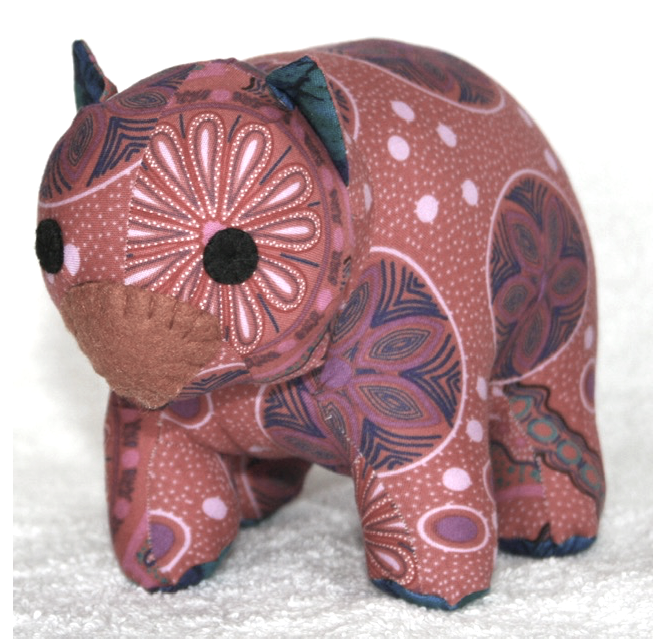 Stella Wombat toy ready for soft release to loveing home Suitable for under 3 yrs