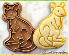 Load image into Gallery viewer, Wallaby cookie Cutter  Made in Australia by Crimson Mane