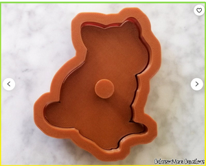 A Quokka cookie Cutter 3D printed Made in Australia.