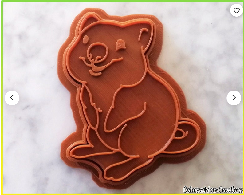 Grizzly Bear Cookie Cutter 