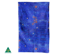 Load image into Gallery viewer, Alma Granites Aboriginal design tea towel, made in Australia