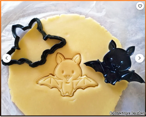 A Bat cookie Cutter 3D printed Made in Australia.