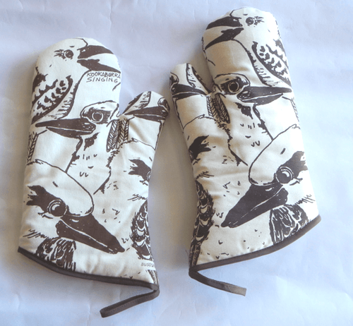 Brown Kookaburra Mitts rocklilywombats