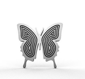 Butterfly Pin allegria rocklilywombats