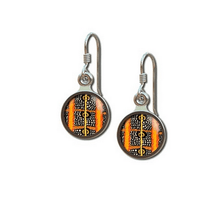 Load image into Gallery viewer, Caterpillar earrings round allegria rocklilywombats