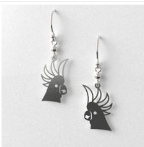 Cockatoo Earrings, Allegria Designs