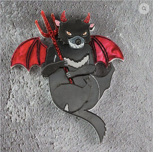 Devilish Tasmanian Devil Necklace  by Gory dorky