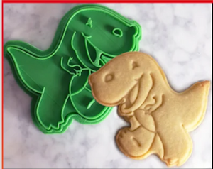 A T-Rex cookie Cutter 3D printed Made in Australia.