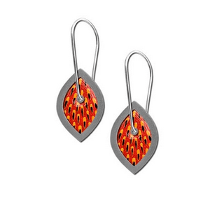 Echidna spine earrings loop drop allegria rocklilywombats