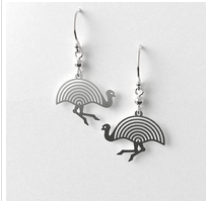 Emu earrings allegria rocklilywombats