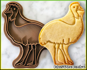 A Emu cookie Cutter 3D printed Made in Australia.