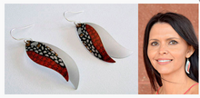 Load image into Gallery viewer, Feather Earrings Butterfly   - Allegria