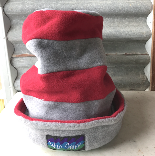 Fleece hat : Fun fleece hat By Dianna. L to XL