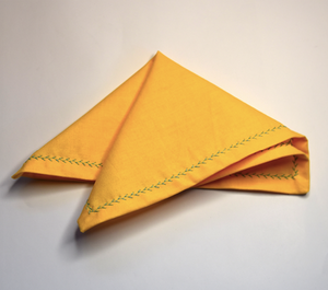 z Pocket Chief Gold teal contrast stitching   Unique Limited Edition By Rocklilywombats