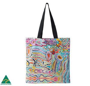 Judy Watson Aboriginal design Tote Bag, made in Australia