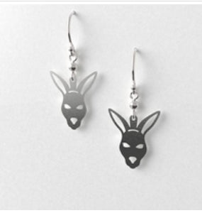 Kangaroo head  Earrings  Allegria Designs