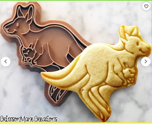 Load image into Gallery viewer, A Kangaroo cookie Cutter 3D printed Made in Australia.
