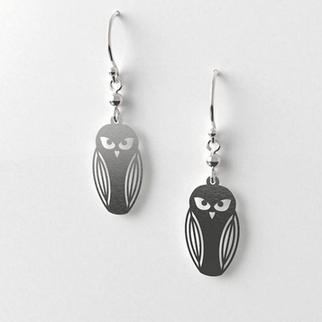 Owl earrings allegria rocklilywombats