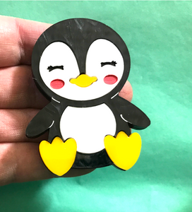 Patrica the Penguin  Brooch by Daisy Jean