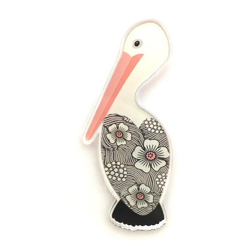 Pelican  Brooch   Made in Australia from recycled acrylic, Smyle Designs