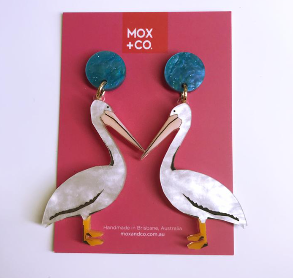 Pelicans Dangles by Mox + co