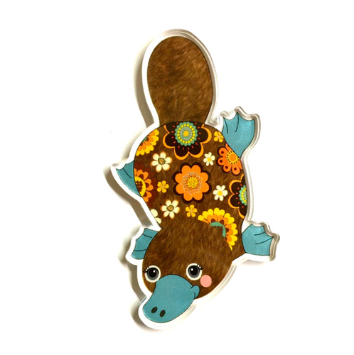 Platypus Brooch  Made in Australia from recycled acrylic, Smyle Designs