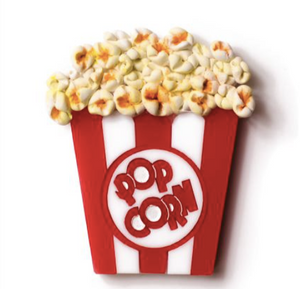 Popcorn Brooch  By Martini Slippers