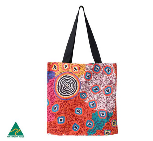Ruth Stewart Aboriginal design Tote Bag, made in Australia