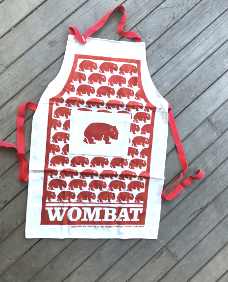 A Wombat Red Earth Cotton Drill, Pocket Apron made in Australia ...