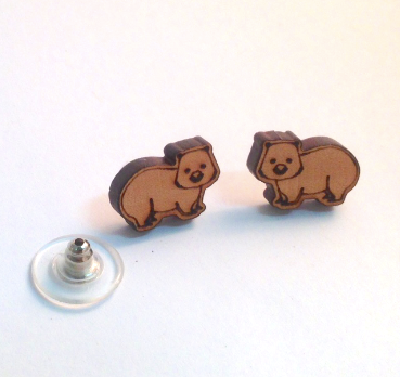 Wombats Myrtle wood 16 mm studs By Dianna