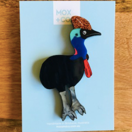 Cassowary  Brooch by Mox + Co