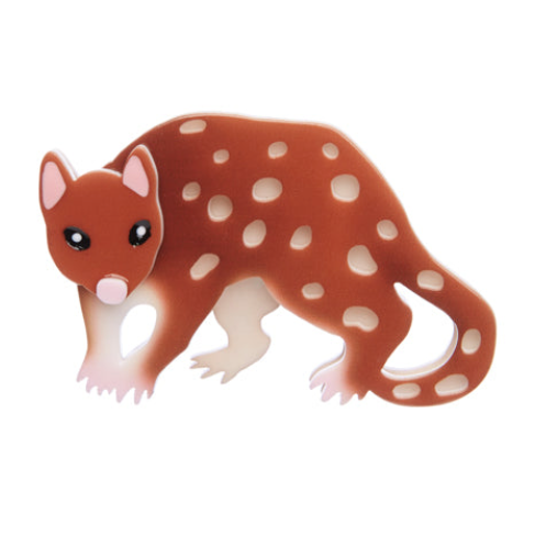 Spotty the Quoll Brooch Erstwilder 2014 100-300 made