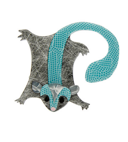 Saba Sweet Sugar Glider TEAL Brooch Erstwilder 2017 Limit 1 per customer